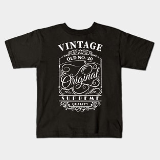 Vintage N°20 Kids T-Shirt